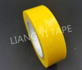 Κίτρινη λαστιχένια συγκολλητική ηλεκτρική ταινία μόνωσης PVC πάχος 0.10mm - 0.22mm