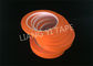Υψηλής θερμοκρασίας πορτοκαλιά ηλεκτρική ταινία αντίστασης με την ακρυλική πίεση - ευαίσθητη κόλλα